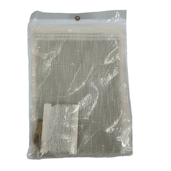 Vintage Bernat Snowflakes & Lace Counted Stitchery Christmas Stocking Kit Sealed - Picture 6 of 9